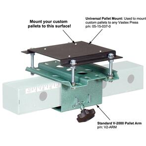 Vastex Universal Pallet Mount Bracket for DIY/Wood Pallets