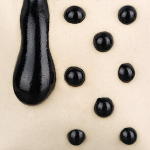 Mayco Stoneware Brushable Glaze SW425 Black Melt Gloop