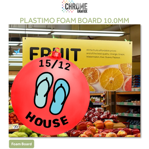 CHROME PLASTIMO FOAM BOARD 10.0MM