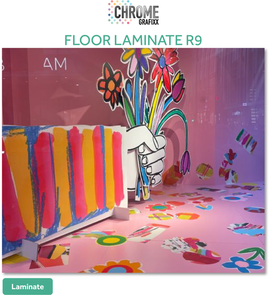 CHROME FLOOR LAM R9