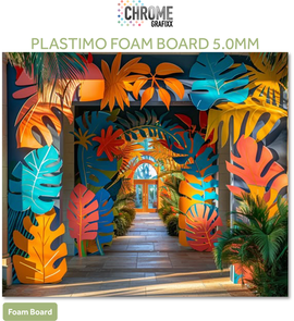 CHROME PLASTIMO FOAM BOARD 5.0MM