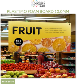 CHROME PLASTIMO FOAM BOARD 10.0MM