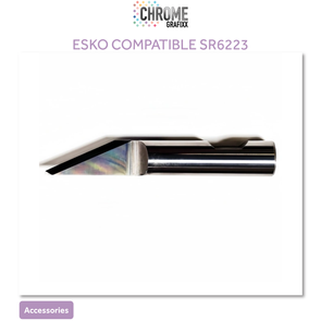 CHROME SR6223 DRAG KNIFE SINGLE EDGE D12MM