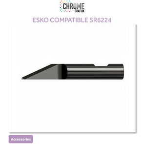 CHROME SR6224 DRAG KNIFE SINGLE EDGE D12MM