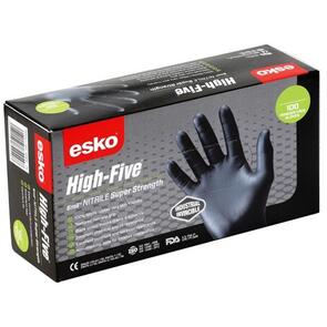 ESKO High Five Nitrile Disposable Glove Black  XXL 100pk