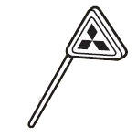 MITSUBISHI Spare Parts HKY20F 2mm Wrench / Driver Hex Flag Key