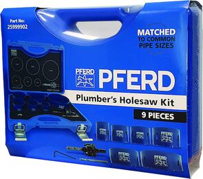 PFERD Plumbers LS-SO Hole saw Set (9pcs)