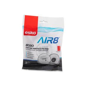 ESKO Air8 P3R Fine Particulate/Organic Vapour Pancake Filters
