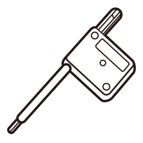 MITSUBISHI Spare Parts HKY30F 3mm Wrench / Driver Hex Flag Key