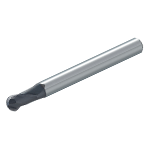 MITSUBISHI End Mills MP2MBR0300 6.0mm MS Plus, 2 Flute, Medium, Ball Nose R' 3.0mm