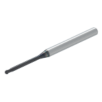 MITSUBISHI End Mills MP2XLBR0015N020 0.15mm MS Plus, 2 Flute, Long, Ball Nose R' 0.2mm
