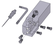 MITSUBISHI Grooving GYHL2525M90-M25R Modular Holder (Left Hand)