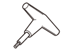 MITSUBISHI Spare Parts TKY25T Wrench Torx 'T' Key