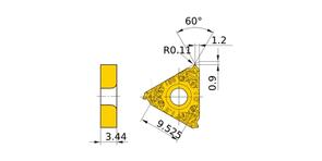 MITSUBISHI Insert, Threading MMT16IR175ISO-S VP15TF