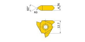 MITSUBISHI Insert, Threading MTTR436000 UTi20T