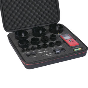 STARRETT CT DELUXE HOLE SAW SET PLUS STUD FINDER