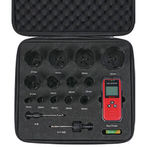 STARRETT MULTI PURPOSE MPH CARBIDE TIPPED HOLE SAW SET WITH STUD FINDER